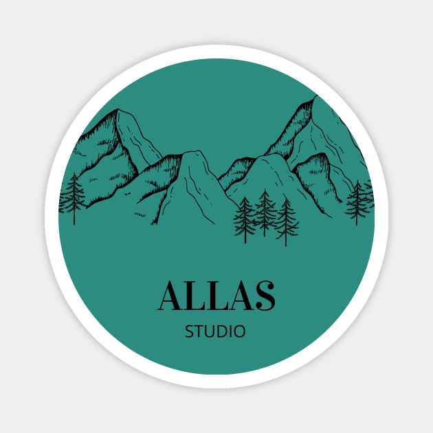 Forest by Allas Store Magnet by Allas Studio